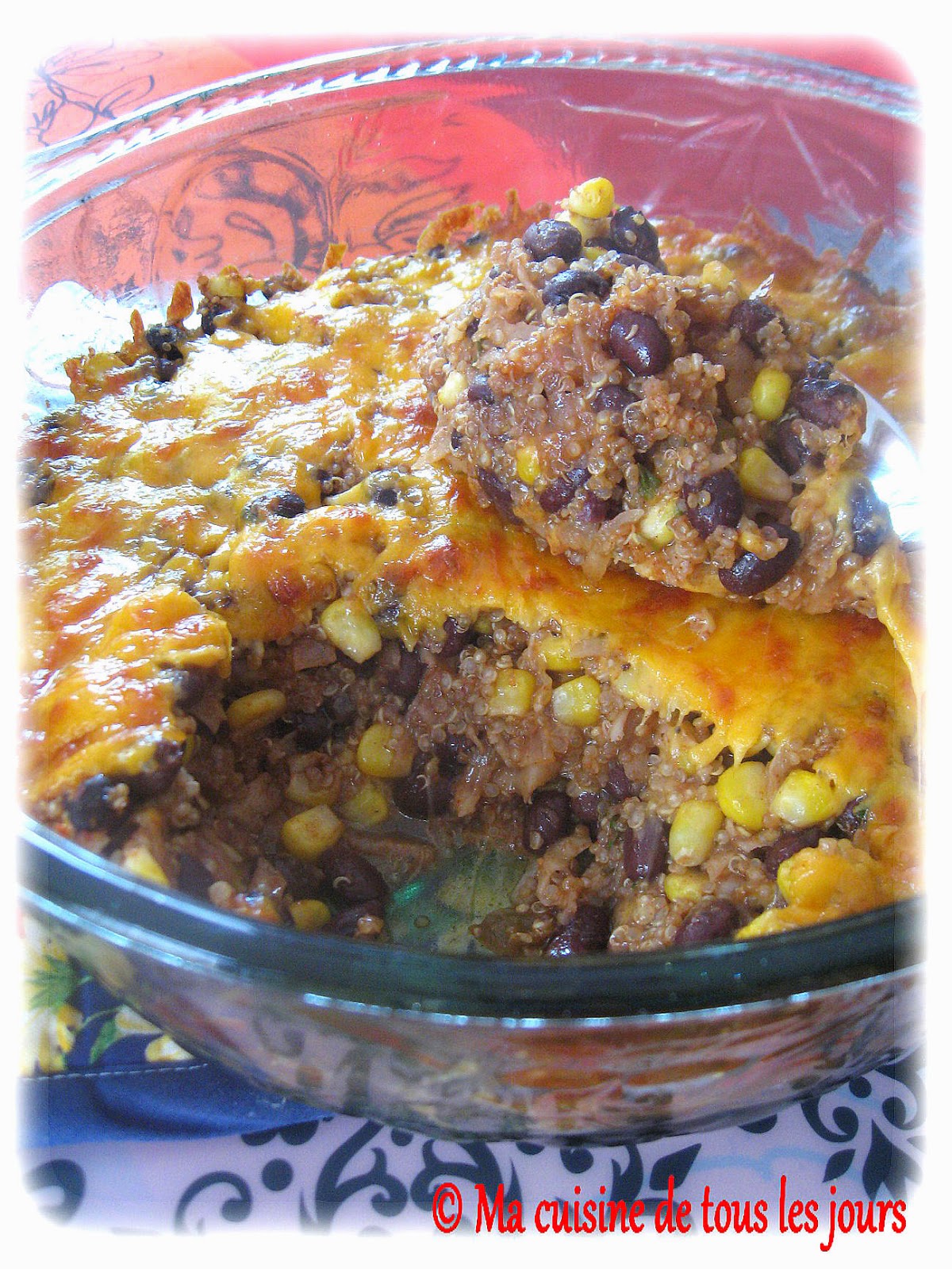 Casserole mexicaine de quinoa