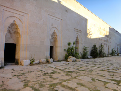 The rooms at the caravanserai at Konya Turkey
