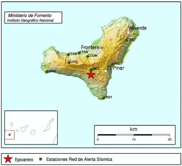 Nuevo terremoto El Hierro 4 septiembre Nuevo terremoto El Hierro 4 septiembre