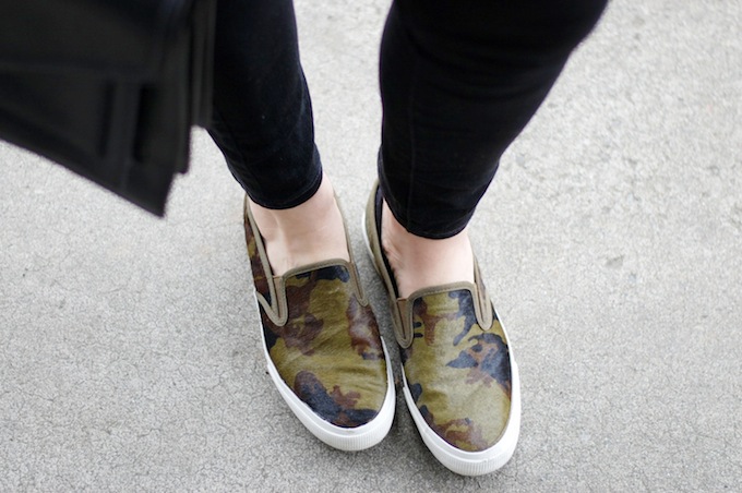 Joe Fresh Camouflage shoes Covet and Acquire Vancouver