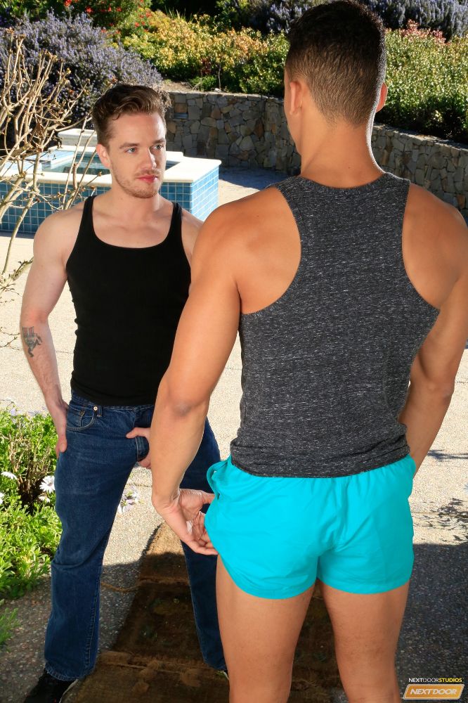 Big tits neighbour