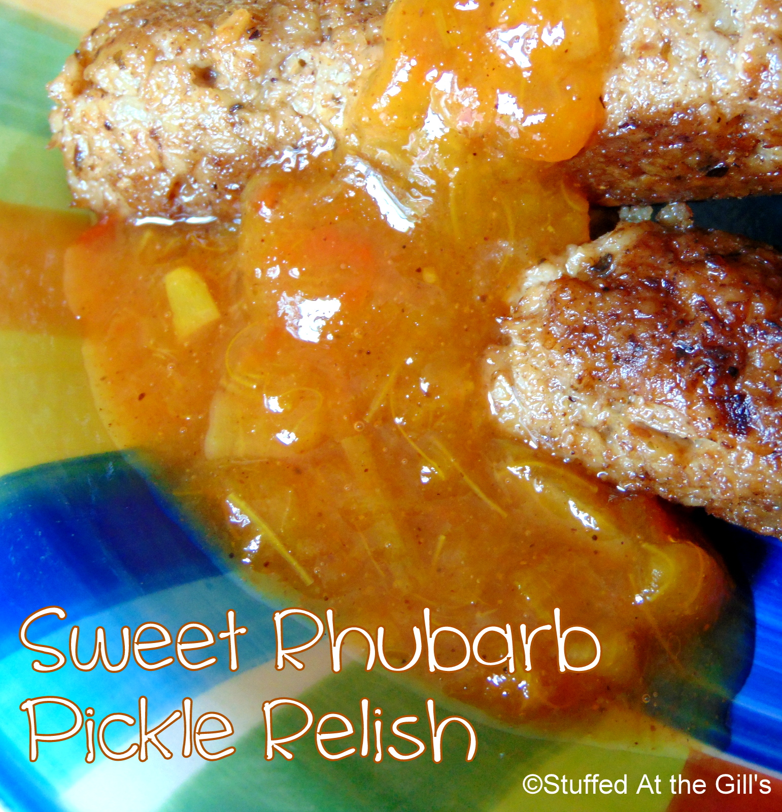 Sweet Rhubarb Pickle Relish