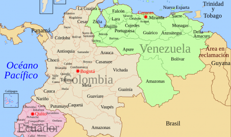 Sebelah negara venezuela di barat Venezuela (Benua