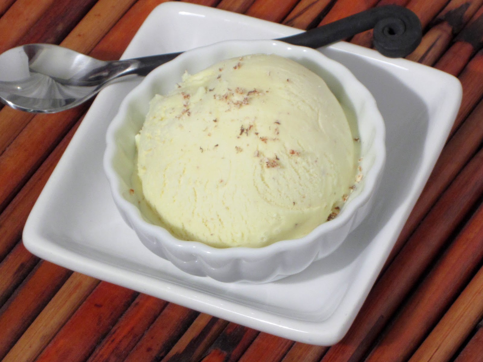 Scoops of Sunshine Nutmeg Ice Cream