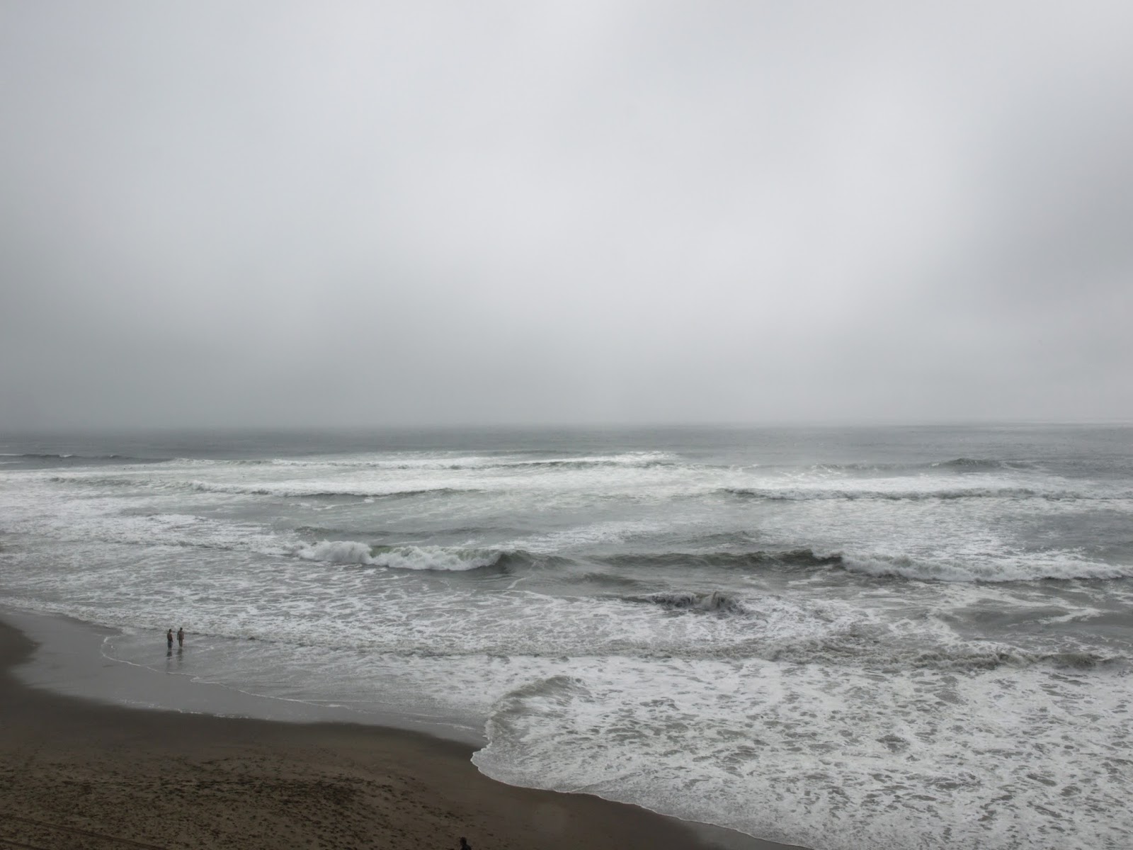 grey and wild Ocean Beach, San Francisco grey and wild Ocean Beach, San Francisco