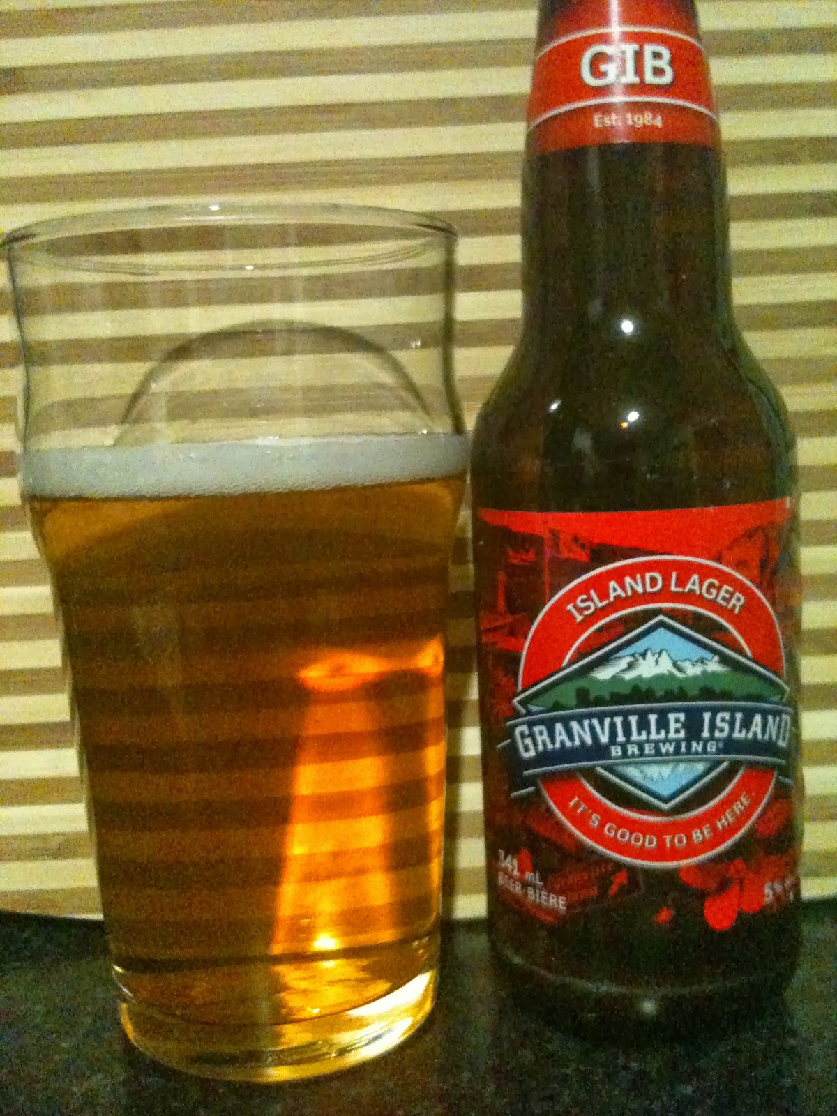 Stout Man in a Bitter World Island Lager