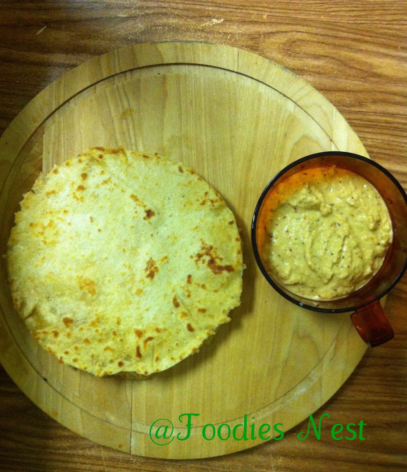 Foodies Nest WHEAT FLOUR AND YELLOW CORN MEAL MIX CHAPATTI