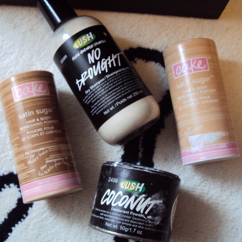 CANADIAN BEAUTY REVIEWS Review LUSH & Cake Beauty dry shampoo