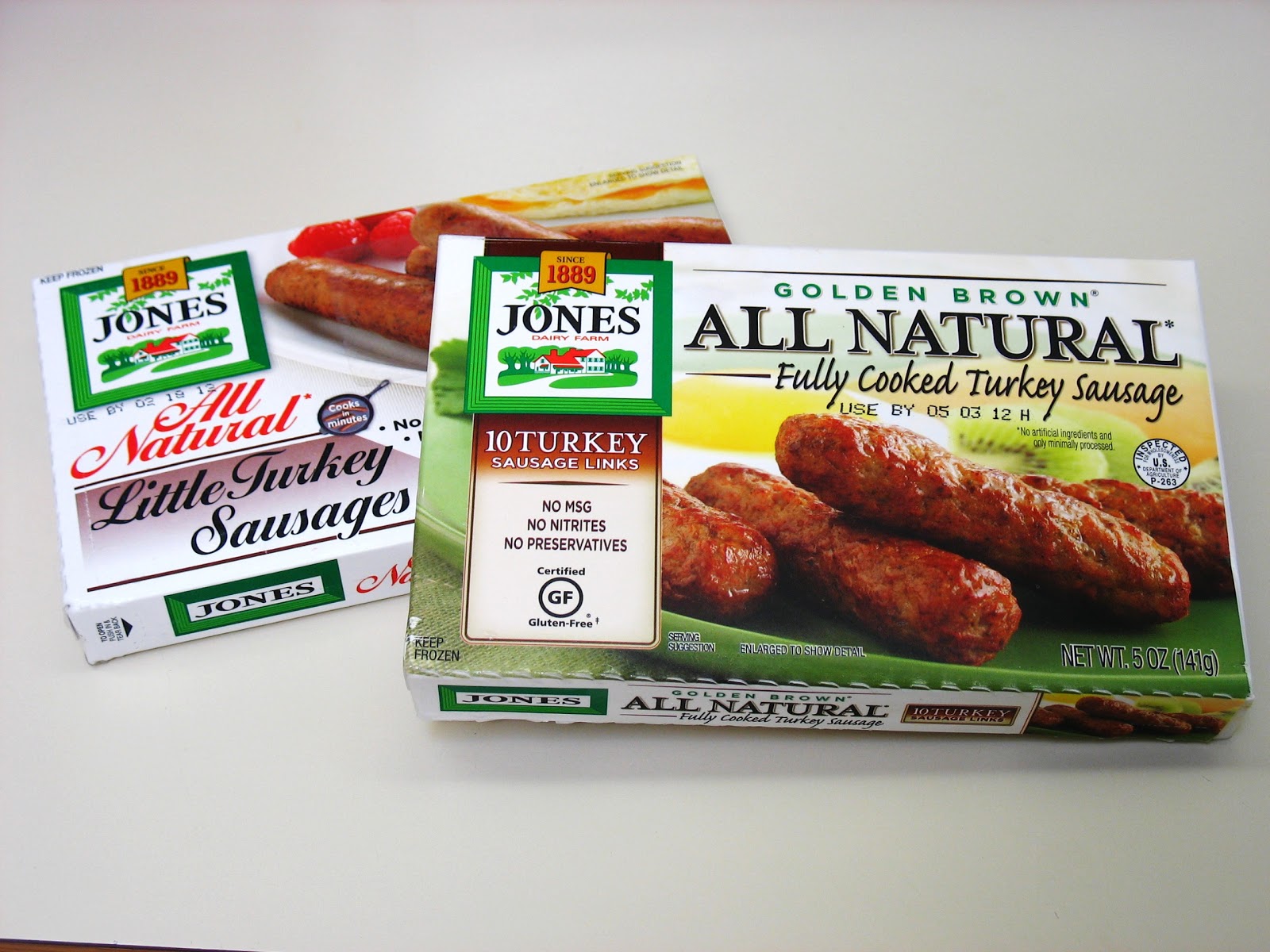 The Gluten Free Spouse Product Review Jones Dairy Farm Turkey Sausage, Ham, and Canadian Bacon