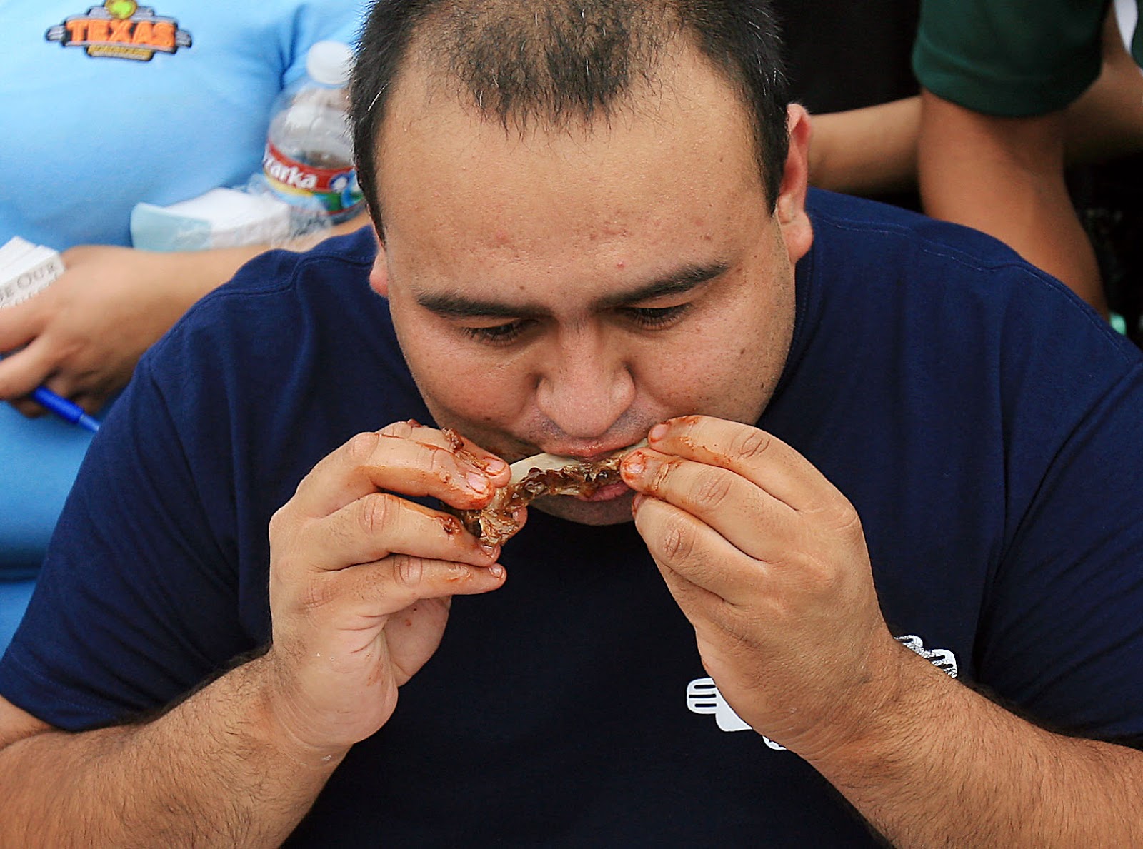 Rib Eating Contest