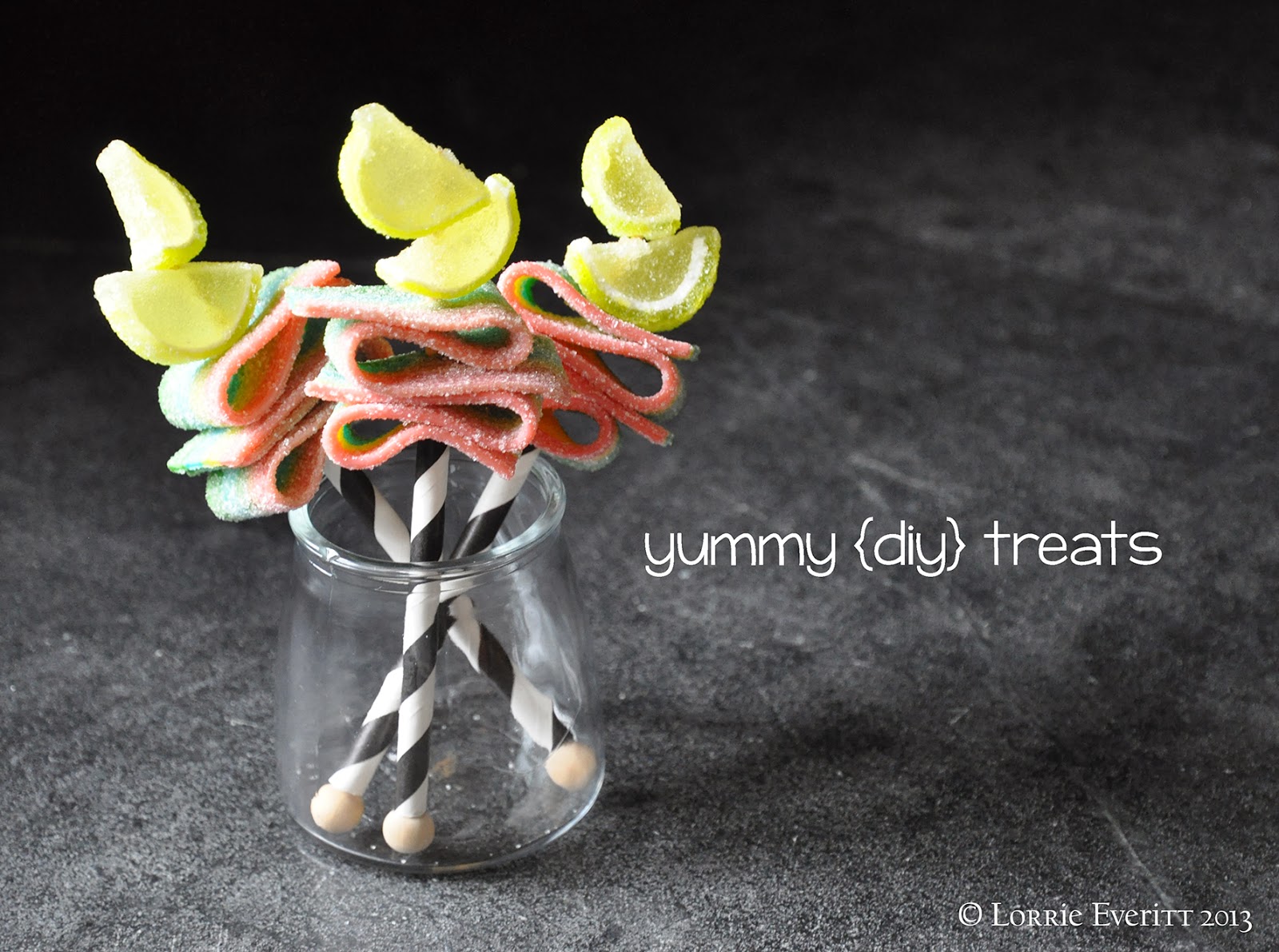 Lorrie Everitt Studio Yummy candy kabobs you can create yourself for