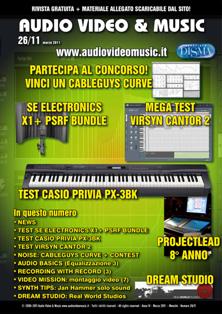 Audio Video & Music 26 - Marzo 2011 | TRUE PDF | Mensile | Professionisti | Audio Recording | Software | Hardware