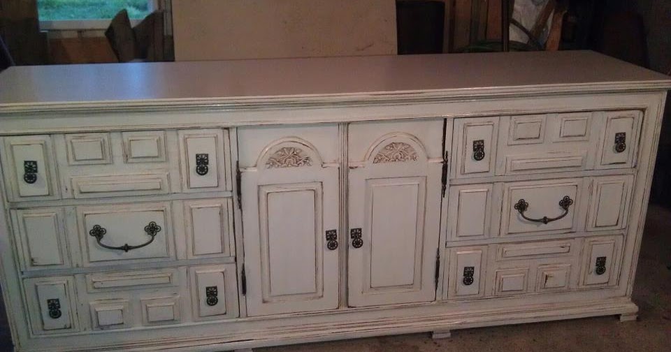 Savvy Susanne White Distressed Dresser