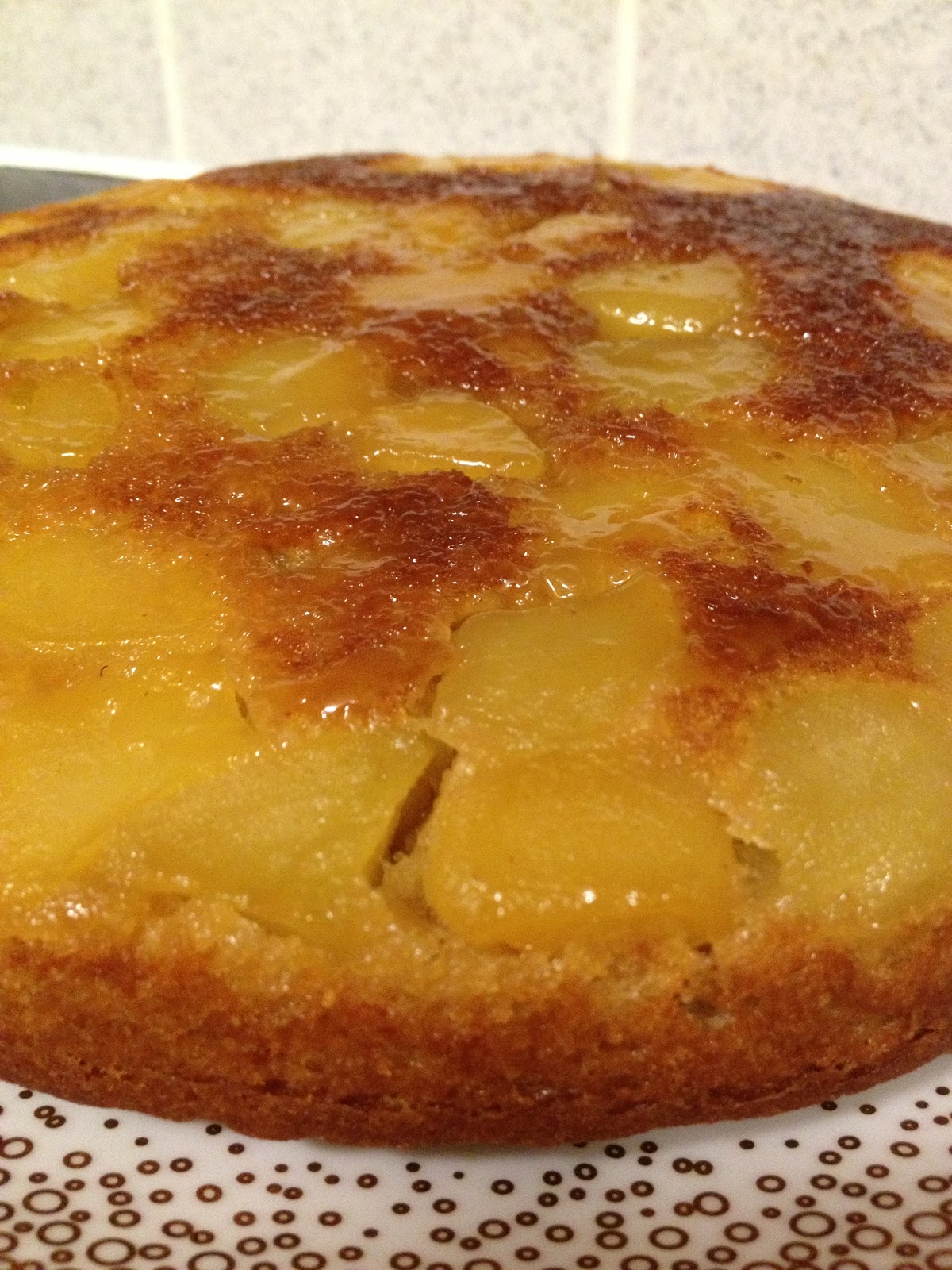 nosaibasfood ) Toffee apple cake
