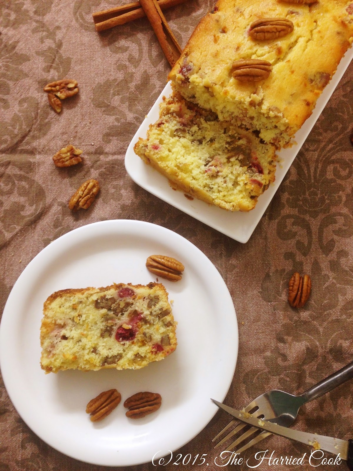 The Harried Cook Secret Recipe Club Cranberry Orange Yoghurt Bread