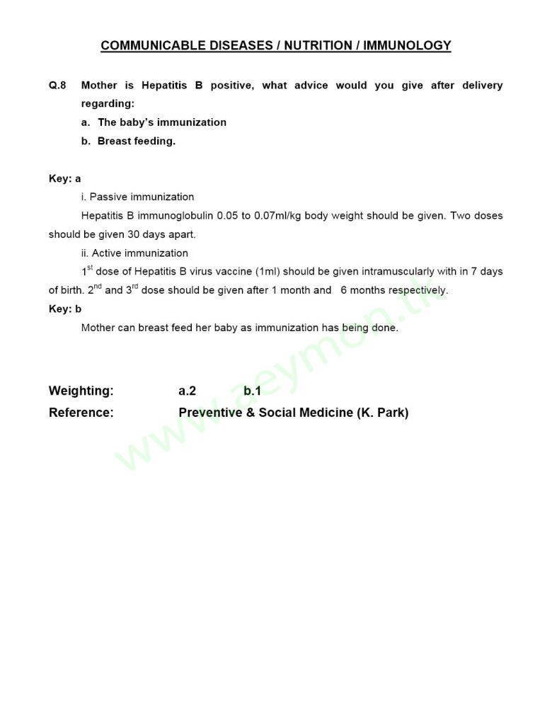 Medical College Stuff 4th Year MBBS Community Medicine Pattern and