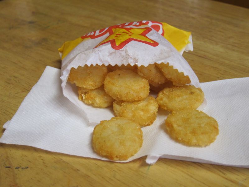 Review Carl's Jr. Hash Brown Nuggets Brand Eating