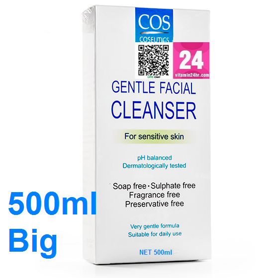 COS COSEUTICS FACIAL CLEANSER FOR SENSITIVE SKIN (500 ML.)