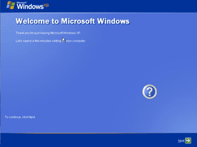 Alt Proses Akhir install windows XP