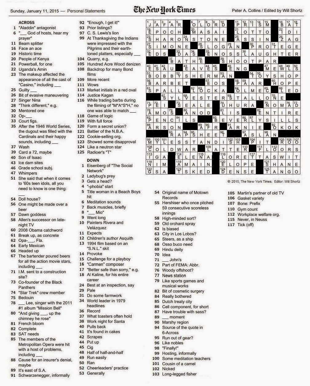 personal statements crossword puzzle personal statements crossword puzzle