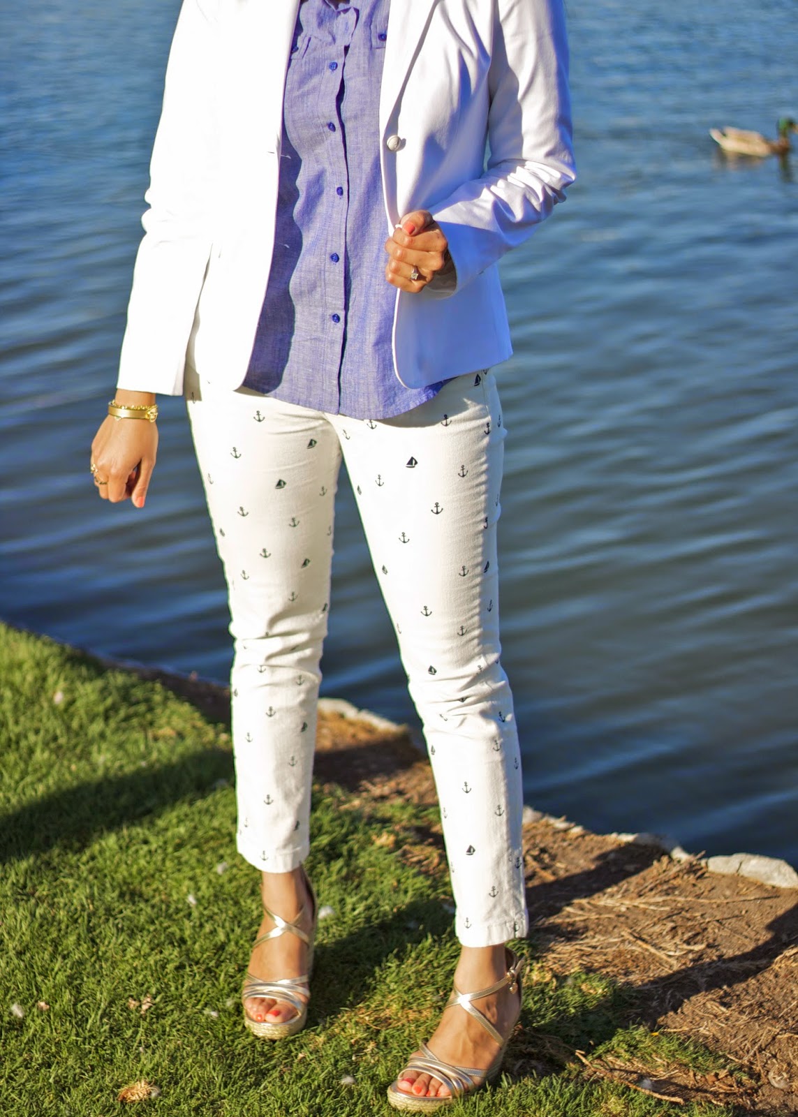 Sailor Printed pants Tommy Sailor printed pants, skinny jeans from Tommy Hilfiger, San Diego outfit