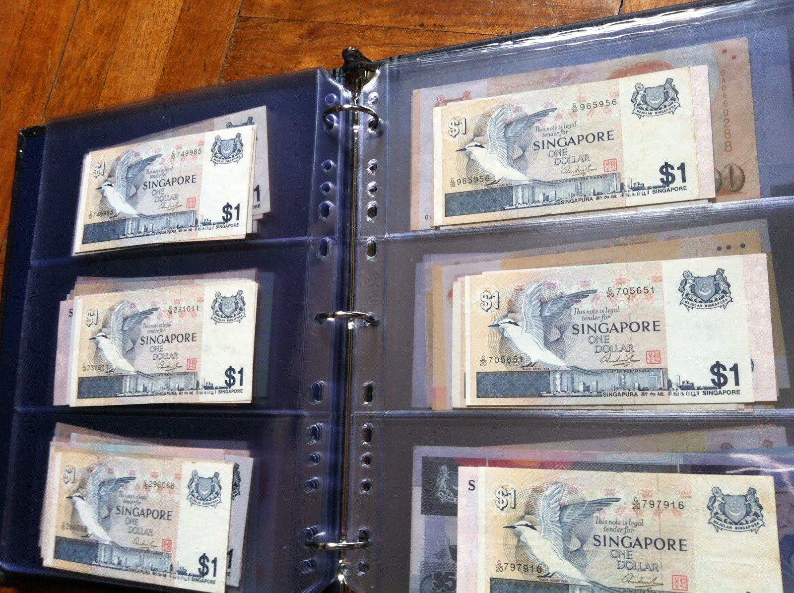 Singapore Old Notes and Coins, and Others: My Money Album