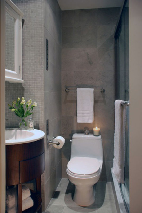 Hogares Frescos: 30 Ideas para Cuartos de Baños Pequeños y Funcionales