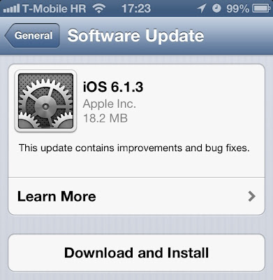 Download iOS 6.1.3 For iPhone With Fixes For Lock Screen Vulnerability, Japan Maps Improvements