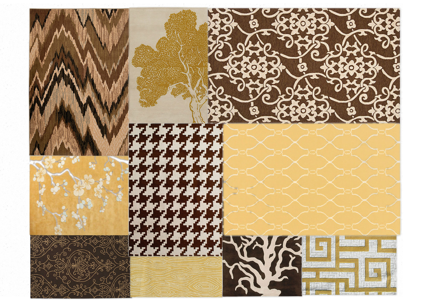 Snob Interior Design ZINC DOOR Inspired Browns & Golds