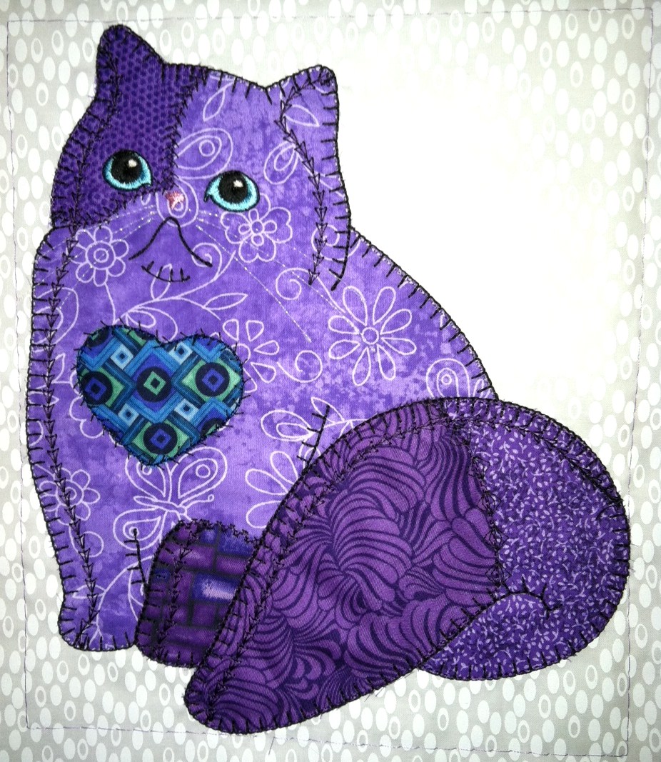 Anna's Awesome Appliques Two more Patch Cats