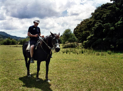 Me on horse on farm