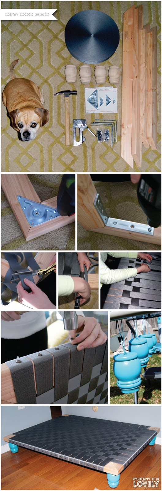 Wouldn't it be Lovely DIY Easy Dog Bed