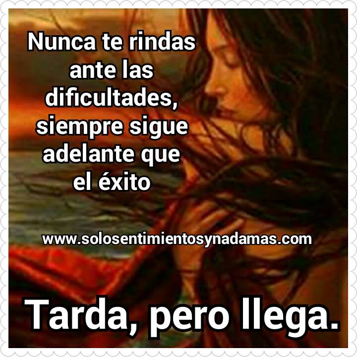 Resultado de imagen de nunca te des por vencido frases
