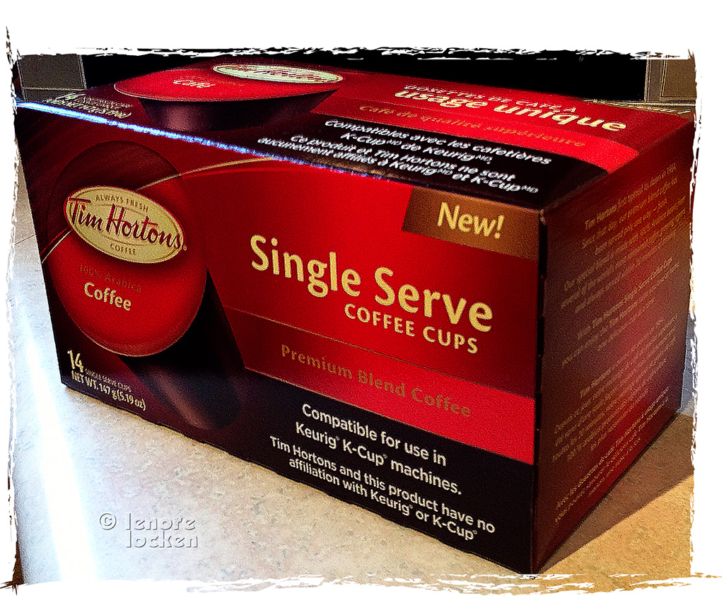 eat write create Tim Horton's KCups