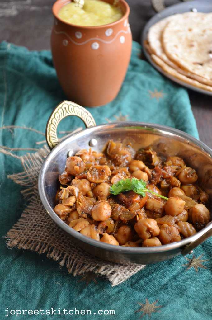 Punjabi Chole Masala - made with Fresh Masala | Jopreetskitchen