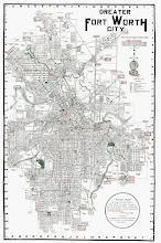 1920 Map of Great Fort Worth