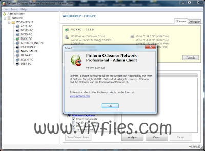 CCleaner Network Professional 1.10.823 Full with Crack & Serial