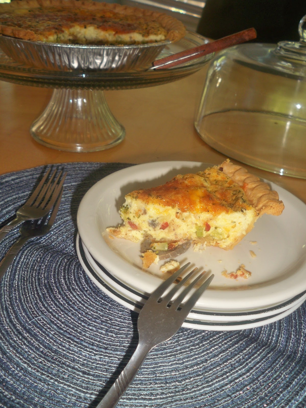 Perfect Brunch Quiche with Pillsbury Deep Dish Pie Crust Mama Harris
