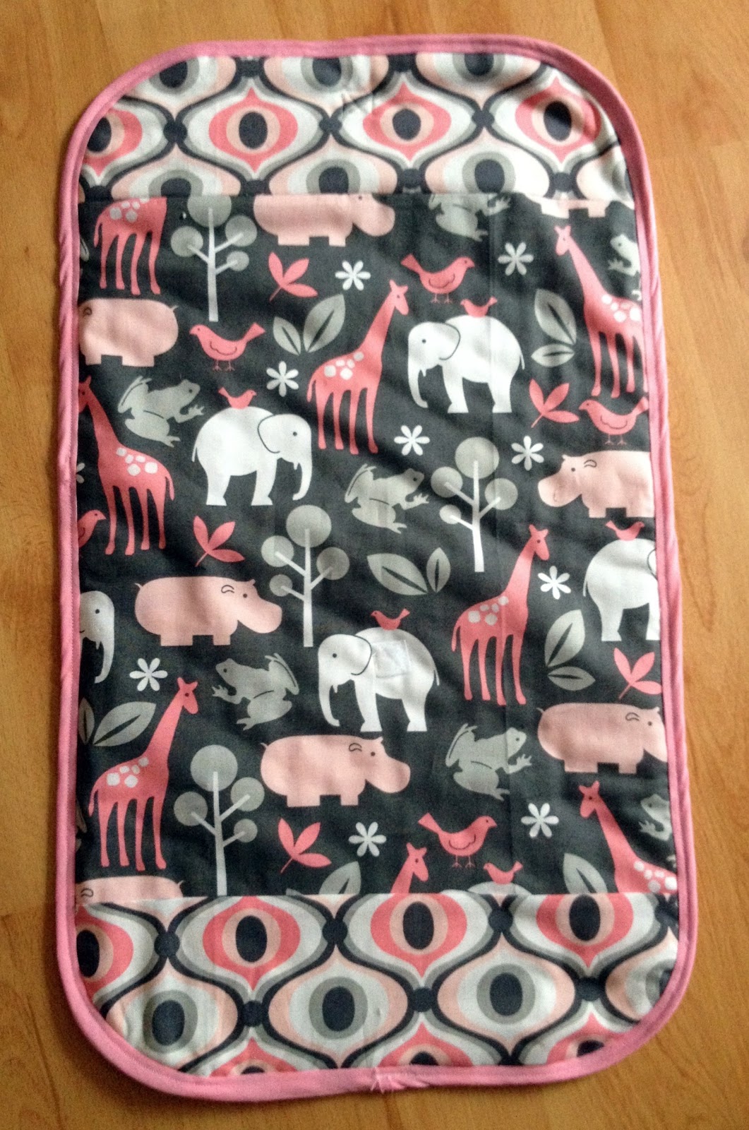 Mr. & Mrs. Hunt Diaper Changing Pad Tutorial