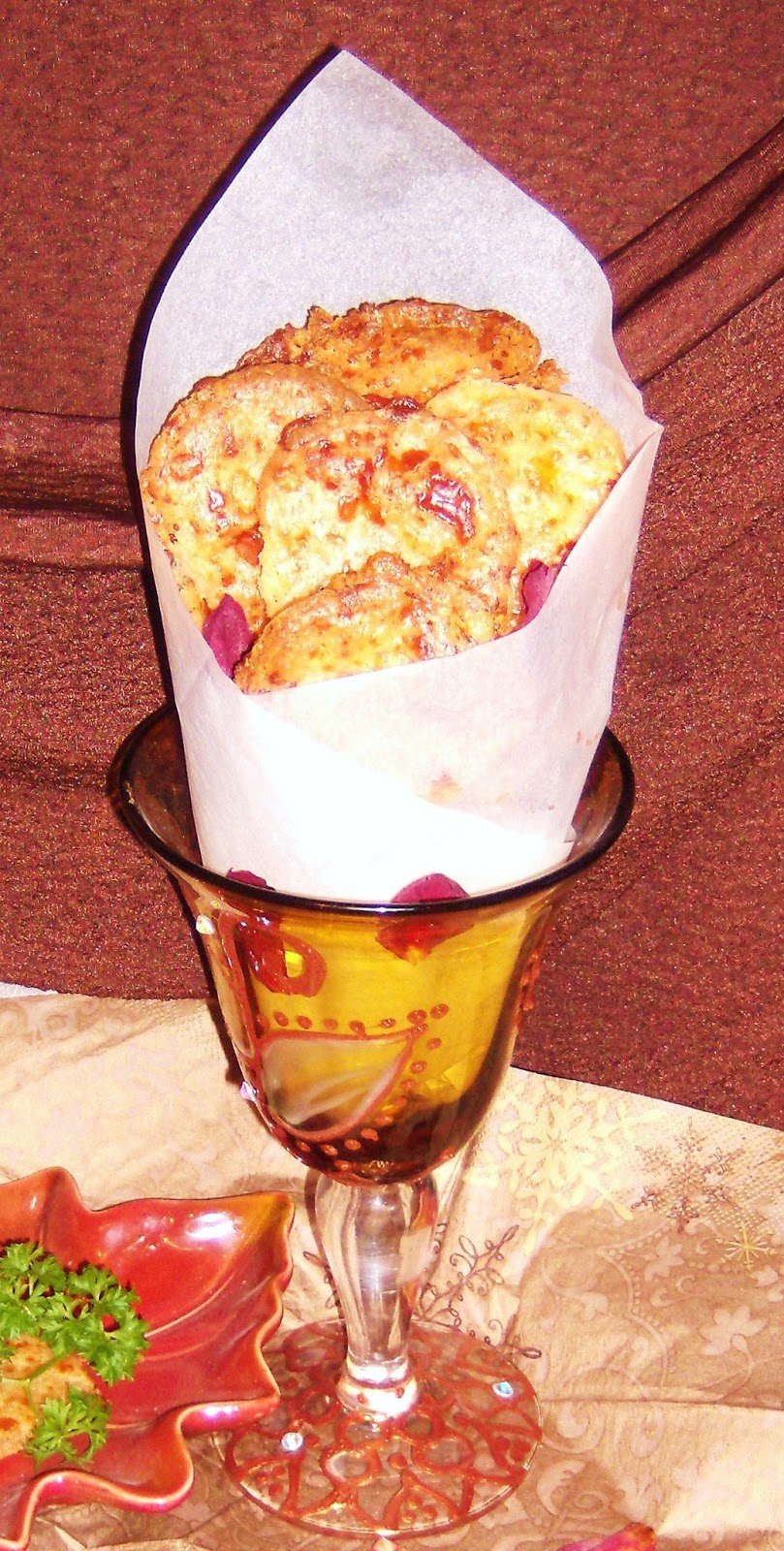 Suzy Homefaker CRISPY CHEESE WAFERS