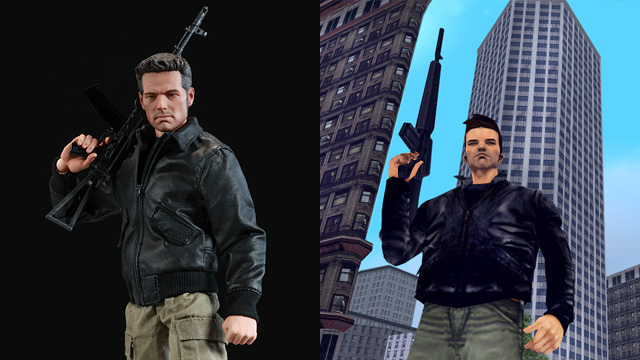 Rockstar Games GTA 3 Claude 1/6 scale action figure review 