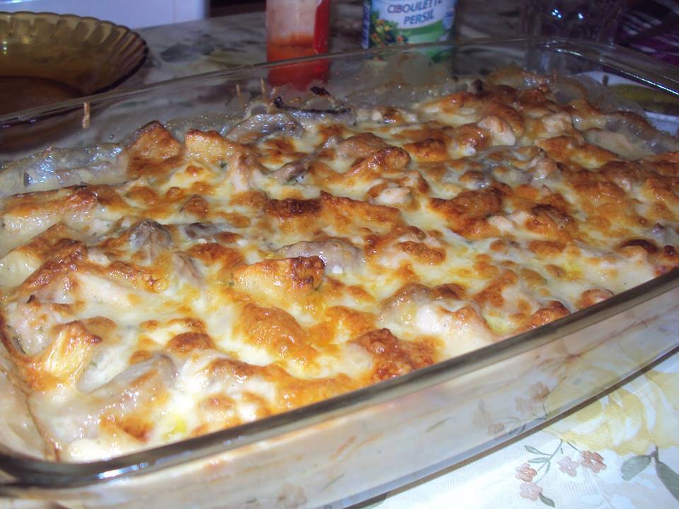 Recette du Gratin au poulet