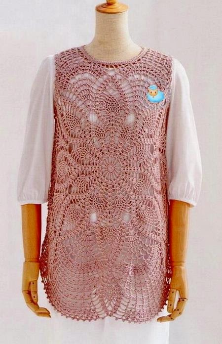 Crochet Sweaters: Crochet Tunic Pattern - fabulous Lace Tunic