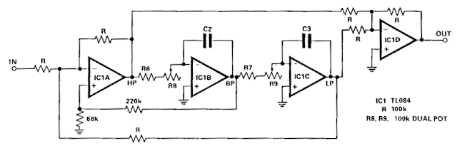 Build an Audio notch filter 2 Circuit Diagram Build an Audio notch filter 2 Circuit Diagram