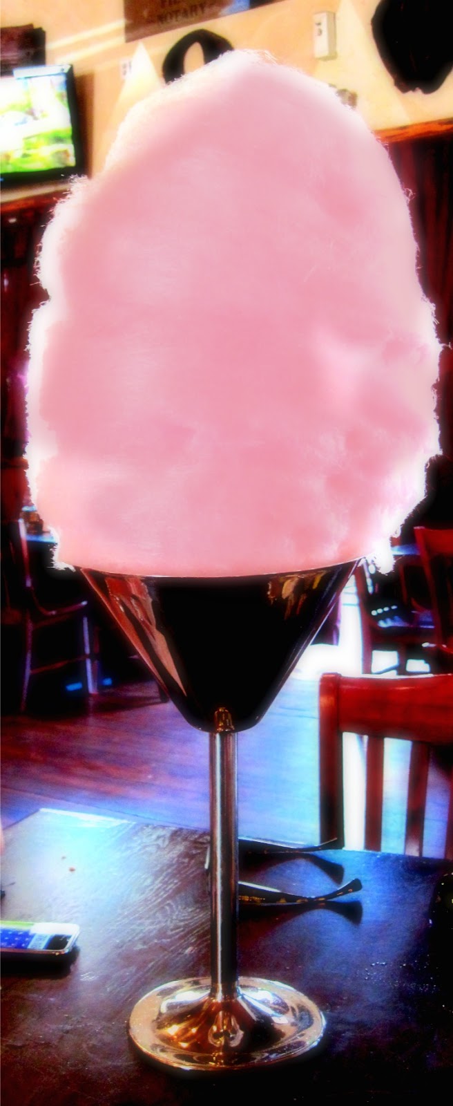 What My Camera Captured Cotton Candy Martini.....