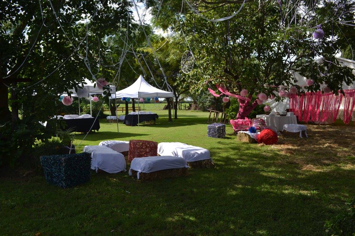 El parque de una Estancia ambientado a gran escala.