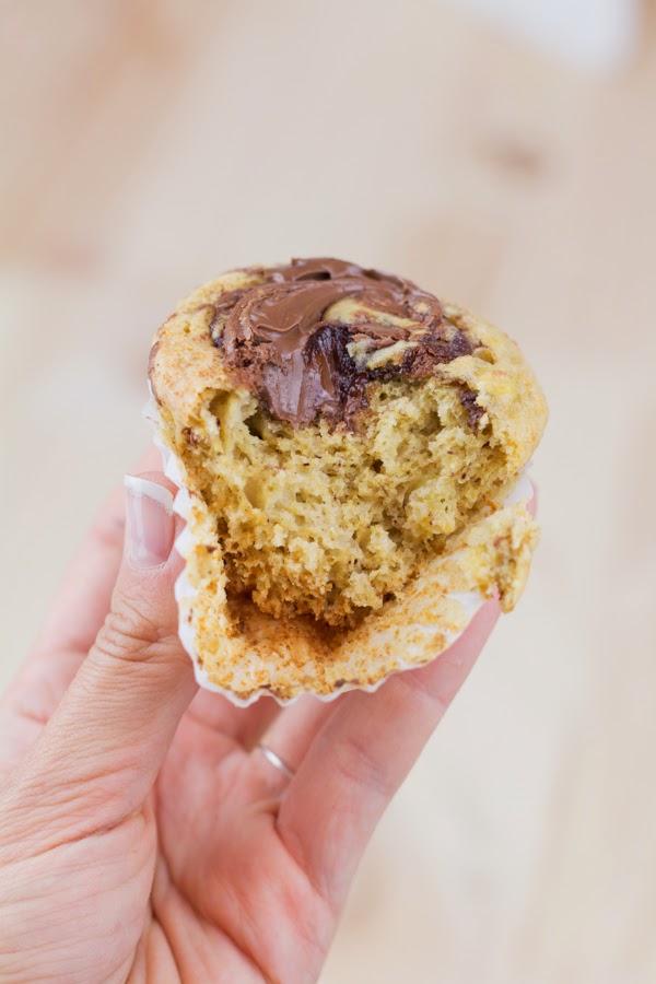 Muffins de plátano y nutella Objetivo Cupcake Perfecto. Bloglovin’
