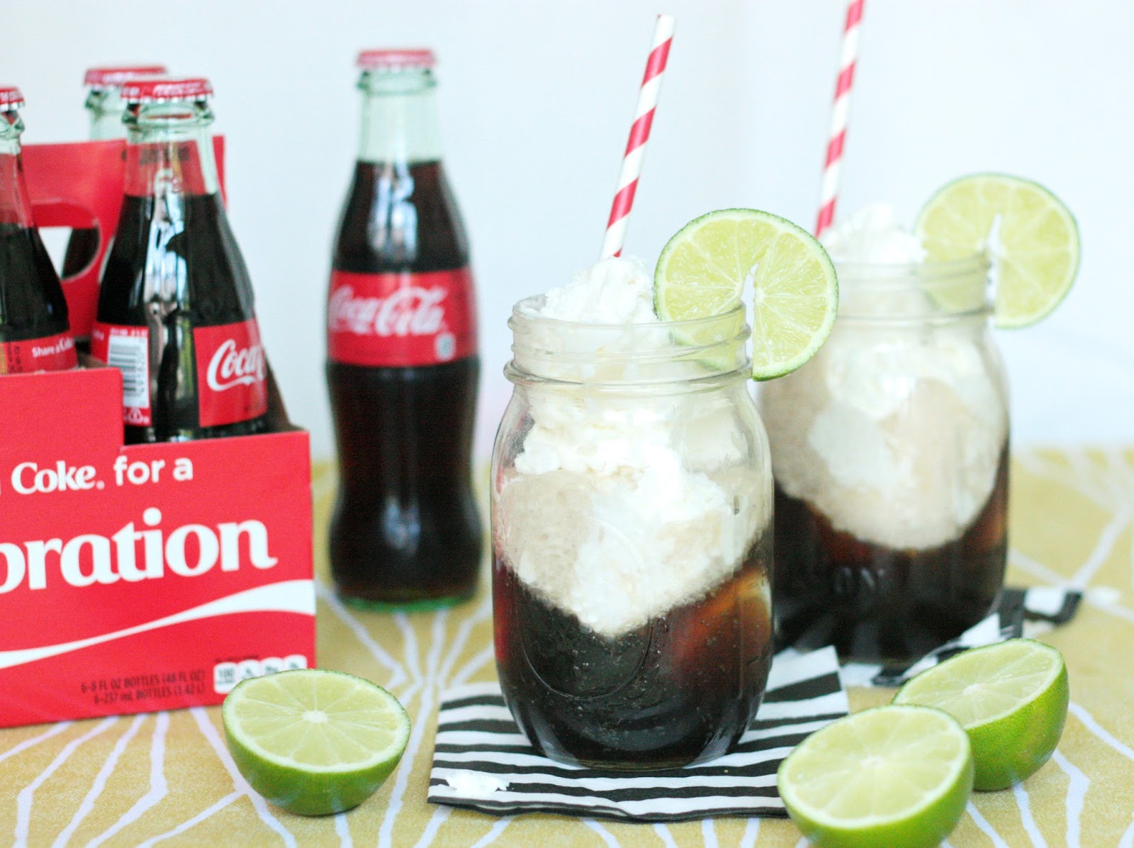 Dirty Coke Floats w/ easy Coconut Ice Cream The Pretty Life Girls