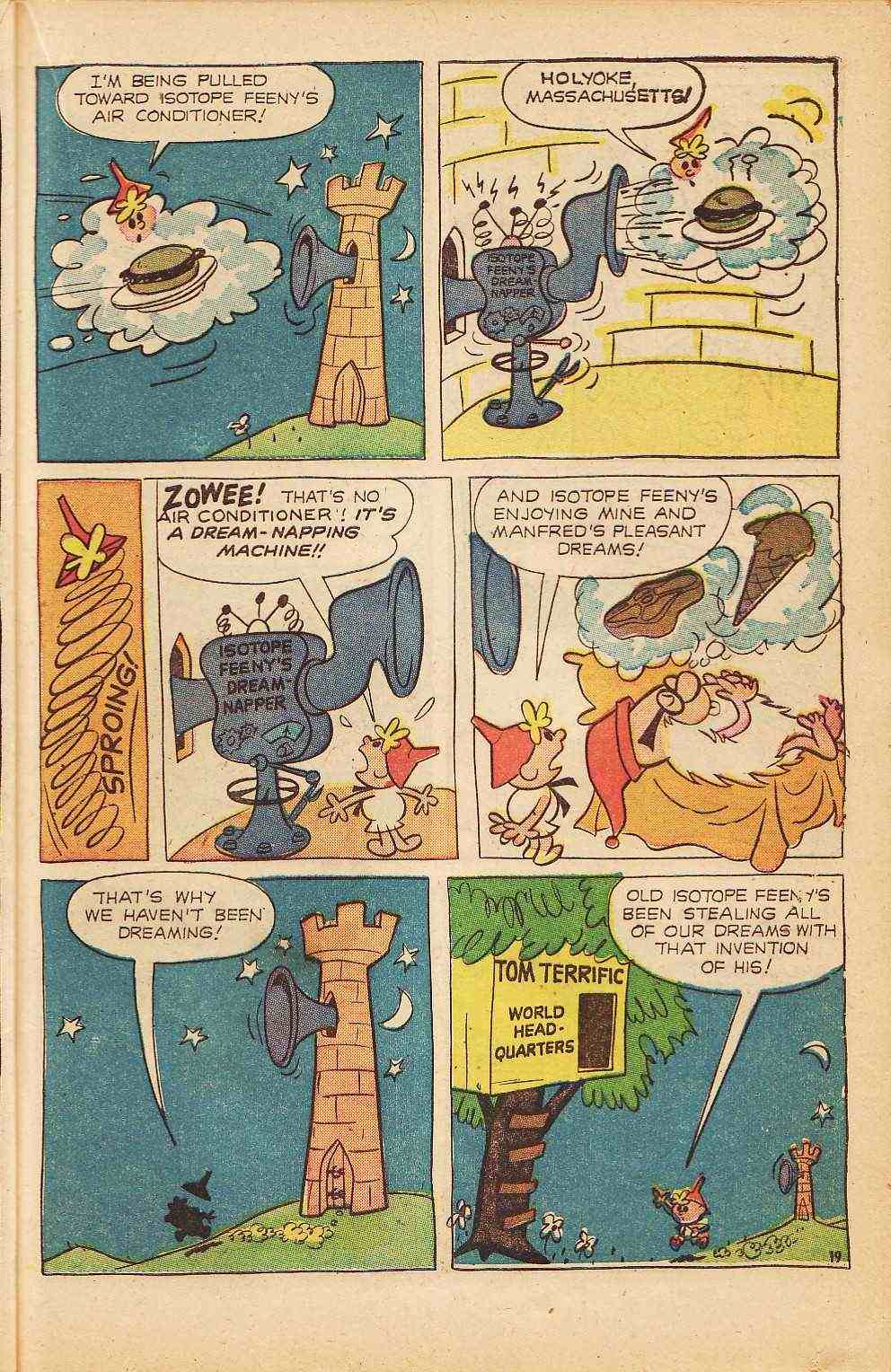 Four-Color Shadows: Tom Terrific-Mighty Mouse Fun Club Magazine-1958