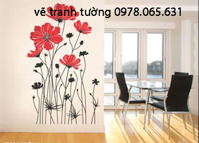 vẽ tranh tường phòng khách vẽ tranh tường,vẽ tranh tường phòng ngủ